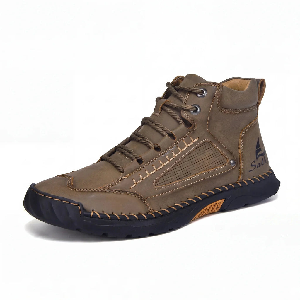 Bottes Barefoot Tout-Terrain Cuir Vegan Imperméable Semelle Vulcanisée