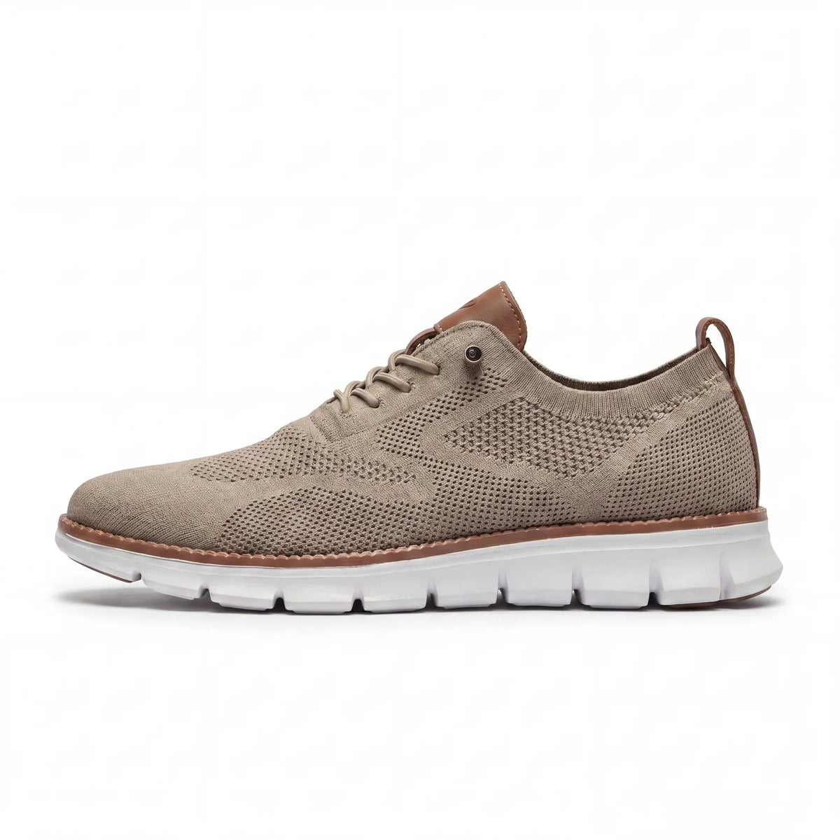 Chaussures Urbaines en Cuir et Flyknit Semelle à Mémoire de Forme