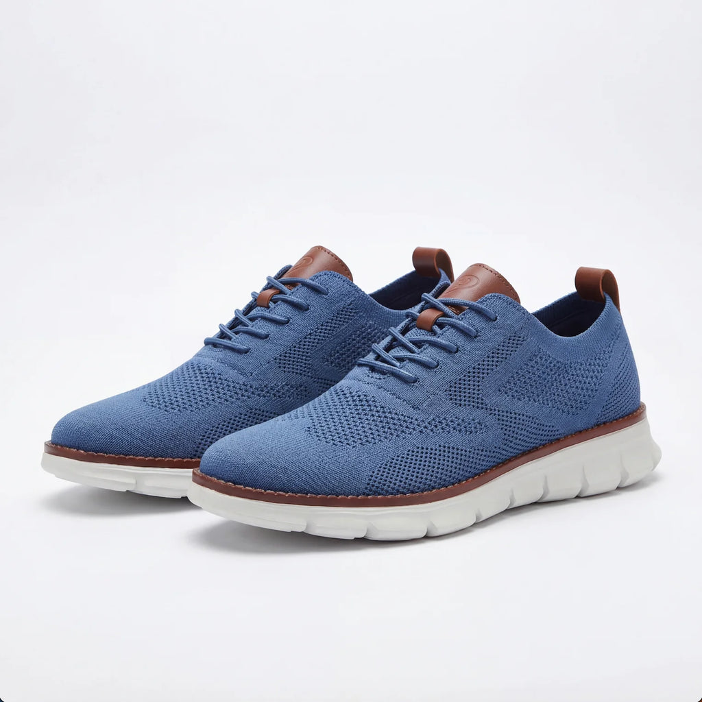 Chaussures Urbaines en Cuir et Flyknit Semelle à Mémoire de Forme